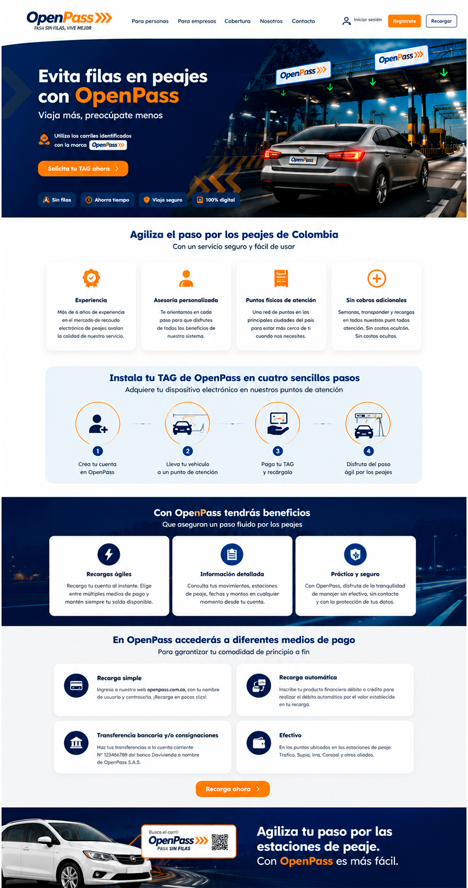 Sitio web OpenPass